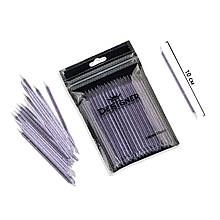 Палички багаторазові двосторонні 10см. 50шт/уп. (Дизайнер) для манікюра пластикові Фіолетовий