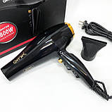 Фен з іонізацією, Фен для голови з гарантією, Функціональний професійний фен для будинку AC-72, фото 8