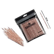 Палички багаторазові двосторонні 10 см. 100 шт/уп. Дизайнер для манікюру пластиковий.