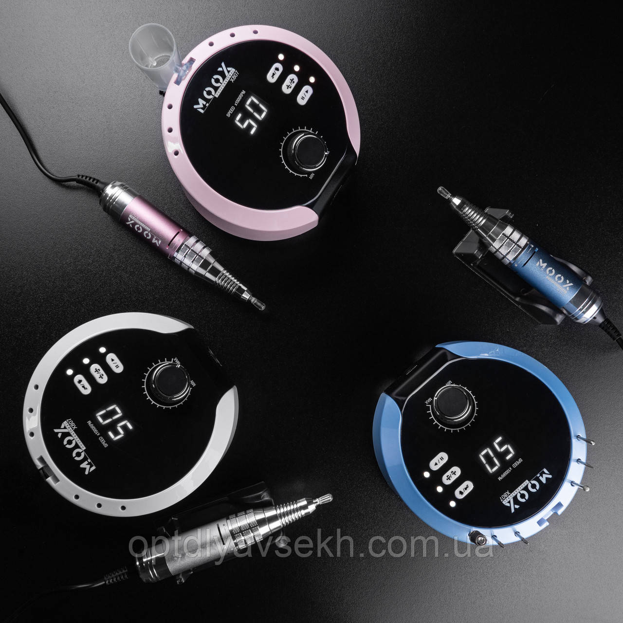 Професійний фрезер Мокс X807 на 65 Вт. - 50 000 об./хв. для манікюру та педикюру, фото 1