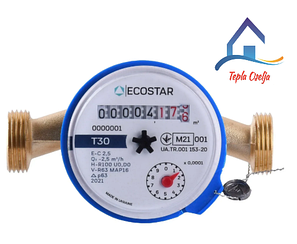 Лічильник холодної води ECOSTAR DN15 1/2″