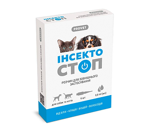 Природа - ProVet ( Провет) ИнсектоСтоп краплі проти ектопаразитів 1 уп