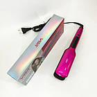 Широка праска для випрямлення волосся VGR V-506 потужністю 55 Вт з LED дисплеєм 130-210 FP-467 градусів рожевий, фото 6