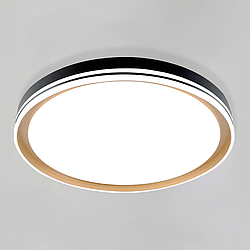 Світлодіодний LED світильник GABO 90W R Esllse люстра 2900К-6500К 510×85мм ON/OFF BLACK/GOLD чорний золото