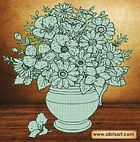 Схема для вишивання бісером. Квіткова фантазія.