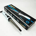 Конусна професійна плойка для локонів Gemei GM-403, фото 2