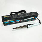 Конусна професійна плойка для локонів Gemei GM-403, фото 5