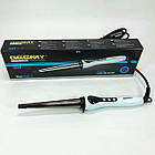 Конусна професійна плойка для локонів Gemei GM-403, фото 8