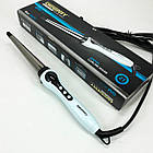 Конусна професійна плойка для локонів Gemei GM-403, фото 9