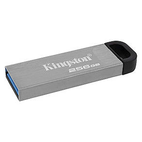 Флеш-накопичувач USB3.2 256GB Kingston DataTraveler Kyson Silver/Black, фото 1
