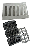 Ремкомплект трьохциліндрового компресора (прокладки, клапана та фільтри)