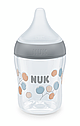 NUK PERFECT MATCH Пляшечка з пластикова з індикатором температури 150 мл із соскою з силікону з отвором S - гілка, фото 3