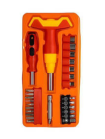 Набір інструментів JiaLong JL-1038 з викрутками та 24 бітами (7_02024)