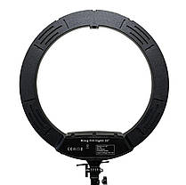 Кільцева LED лампа Ring Fill Light LJJ-22 діаметром 56 см та трьома тримачами для телефону, фото 4