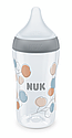 NUK PERFECT MATCH Пляшечка з пластикова з індикатором температури 260 мл із соскою із силікону з отвором M - гілка, фото 3