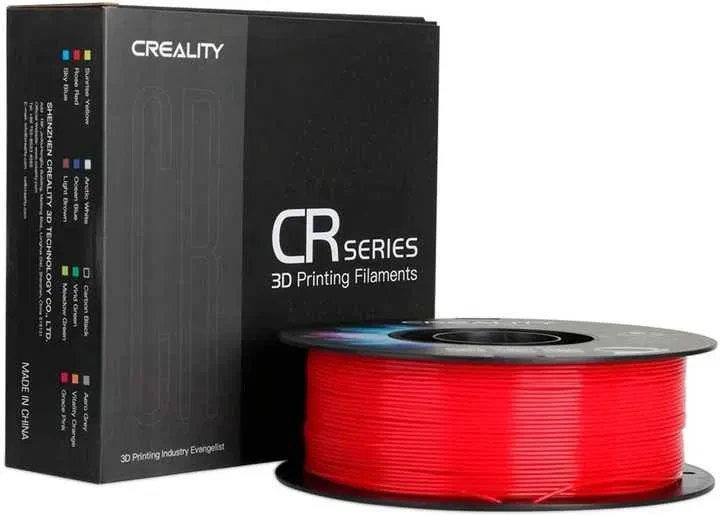 PET-G пластик 1.75 мм 1 кг CREALITY FILAMENT  для 3D принтера Red