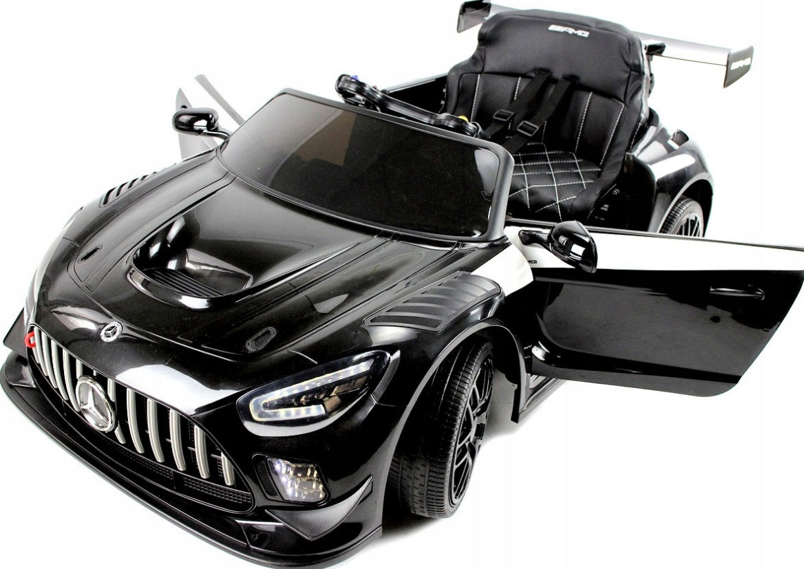 Дитячий електромобіль MERCEDES GT3 4x4 12V 7Ah чорний PlayHouse (Польща)