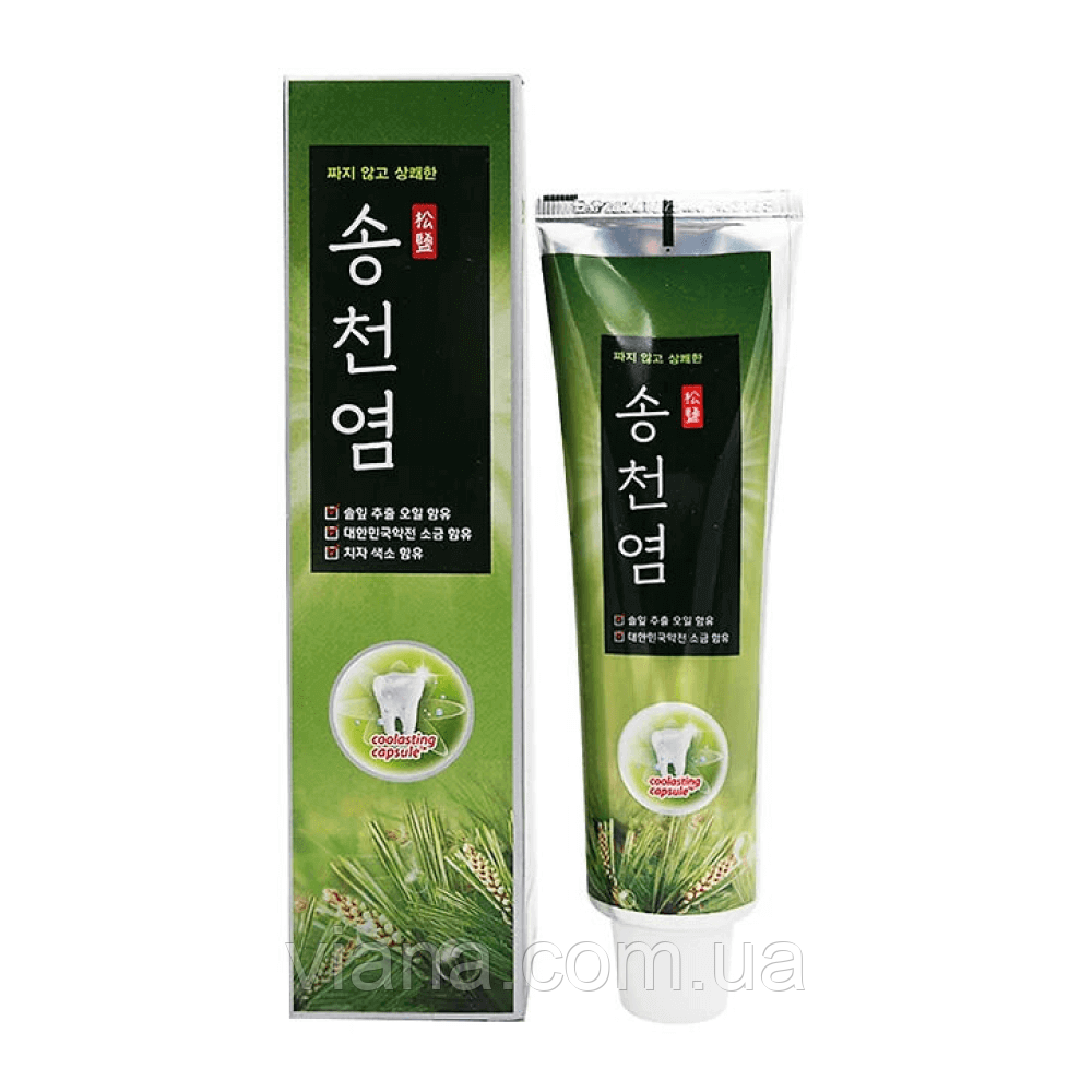 Лікувальна зубна паста з екстрактом соснових голок Median Pine Salt Toothpaste 120 г