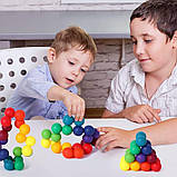 Розвиваюча іграшка конструктор головоломка Молекули - нейрокулі для дітей 20 шт (AS-180203), фото 4