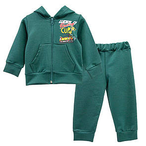 Костюм ясельний для хлопчика Тачки на блискавці двунитка