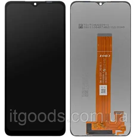Оригінальний дисплей + тачскрін (сенсор) для Samsung Galaxy A12 A125, A125F, SM-A125F/DS, SM-A125F/DSN (сервісний, GH82-24491A)
