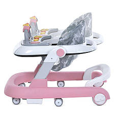 Ходунки дитячі El Camino Multiway ME 1163 Pink (музика, ігрова панель), фото 4