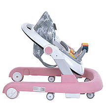 Ходунки дитячі El Camino Multiway ME 1163 Pink (музика, ігрова панель), фото 6