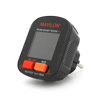 Тестер розеток Mayilon MY-108Pro, AC: 90-250V, фото 1
