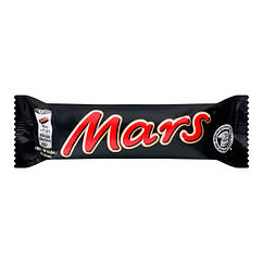 Батончик Mars з нугою та карамеллю покритий молочним шоколадом, 51 г