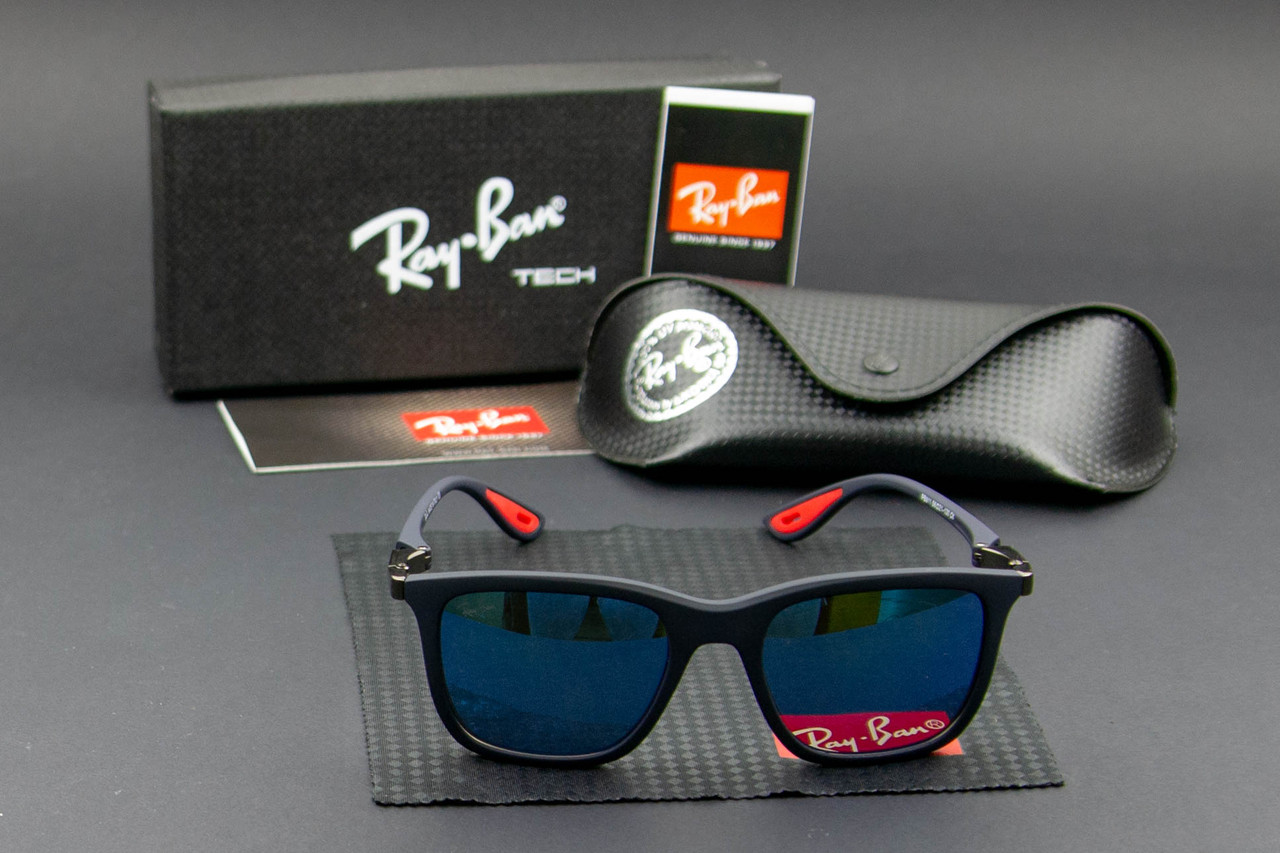 Сонцезахисні окуляри RAY BAN (арт. RB911) дзеркальні сині лінзи