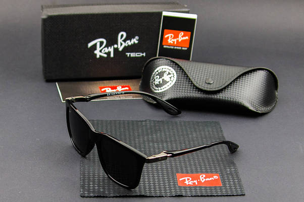 Сонцезахисні окуляри RAY BAN (арт. RB911) чорний глянсовий, фото 3