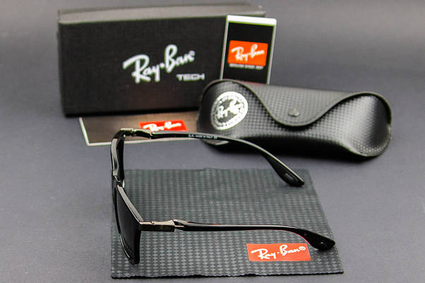 Сонцезахисні окуляри RAY BAN (арт. RB911) чорний глянсовий, фото 4