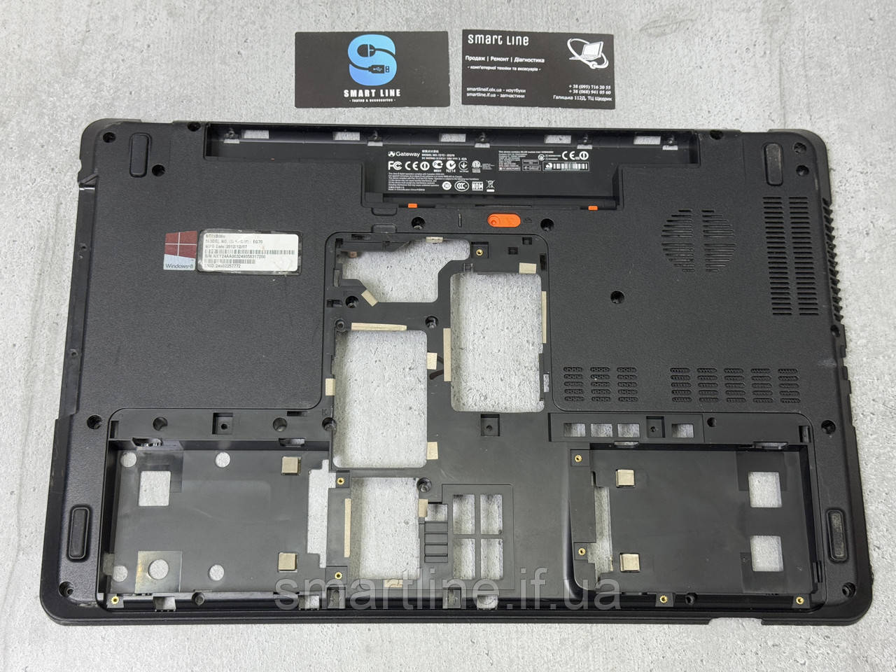 Нижня частина корпусу піддон корито для ноутбука Gateway EG70, фото 1