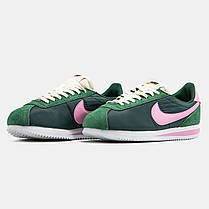 Жіночі Кросівки Nike Cortez Green Pink / Найк Кортез Зелені з Рожевим, фото 5