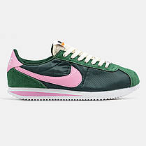 Жіночі Кросівки Nike Cortez Green Pink / Найк Кортез Зелені з Рожевим, фото 3