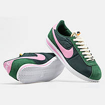 Жіночі Кросівки Nike Cortez Green Pink / Найк Кортез Зелені з Рожевим, фото 6