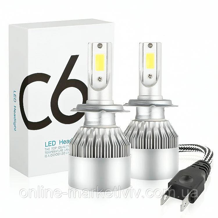 C6-H7, Комплект LED ламп 2шт, 36W / Автомобільні світлодіодні лампи / Автолампи, фото 1