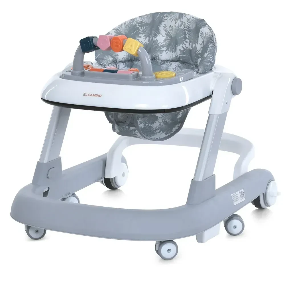 Ходунки дитячі El Camino Multiway ME 1163 Gray (музика, світло, ігрова панель)