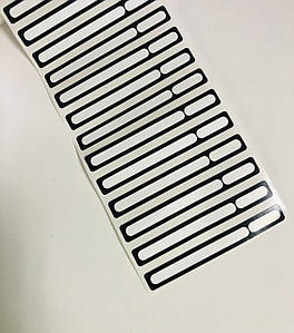 Наліпки на тіпси чорні Total Beauty 1 аркуш, 50 шт