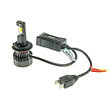 Світлодіодна LED-лампа DECKER H7 12V-24V PL-07 60W 6000K 12000L радіатор + вентилятор + обманка, фото 5