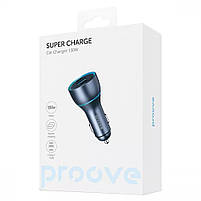 Автомобільний Зарядний Пристрій Proove Super Charge 130W (2 Type-C + USB), фото 4