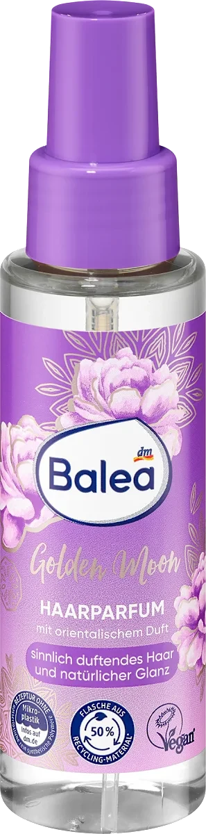 Парфуми для волосся Balea Haarparfum Golden Moon, 100 мл