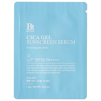 Зволожувальний сонцезахисний серум із центелою Benton CICA Gel Sunscreen Serum SPF50/PA++++