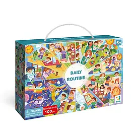 Пазл "Розпорядок дня" 100 елементів, Dodo 300619