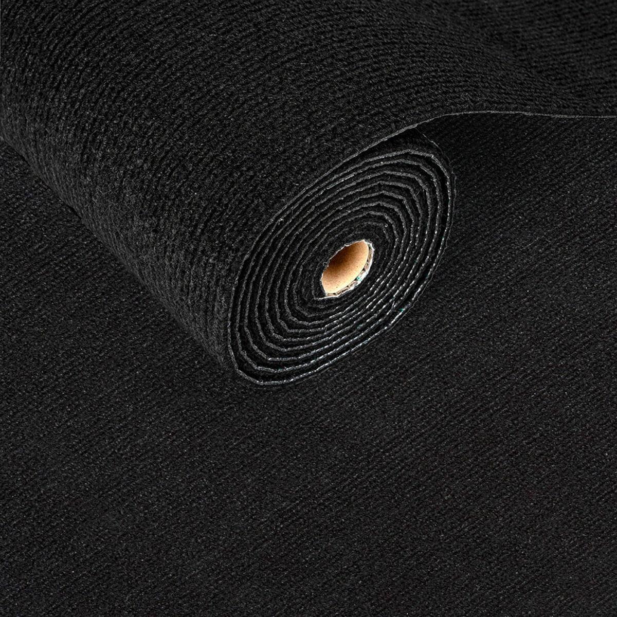 Самоклеюча плитка під ковролін в рулоні чорний 600*3000мм SW-00002588, фото 1