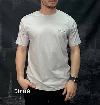 Футболка чоловіча IceMan 0275 БІЛА 95% бавовна 5% еластан XXL(Р)