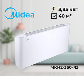 Підлогово-стельовий фанкойл Midea MKH2-350-R3 (3,85 кВт), площа до 35 м² без пульта