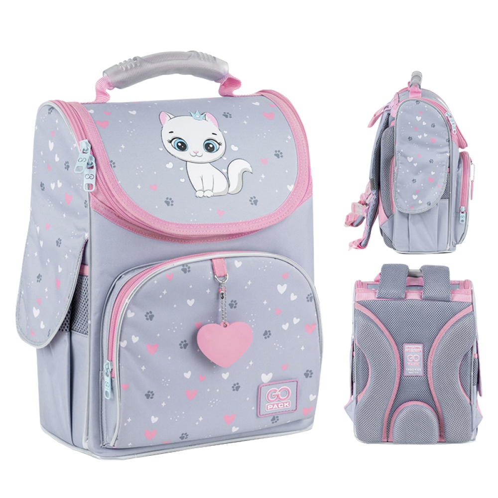 Рюкзак шкільний каркасний GoPack Education Kitten Princess GO25-5001S-3, фото 1