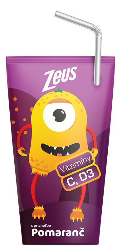 Фруктовий сік Zeus апельсин 0,2 л