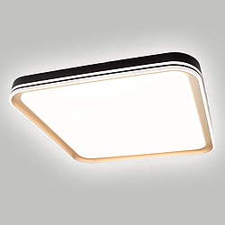 Світлодіодний LED світильник GABO 90W S Esllse люстра 2900К-6500К 505×85мм ON/OFF BLACK/GOLD квадратний чорний золото
